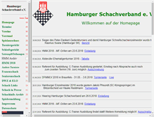 Tablet Screenshot of hamburger-schachverband.de